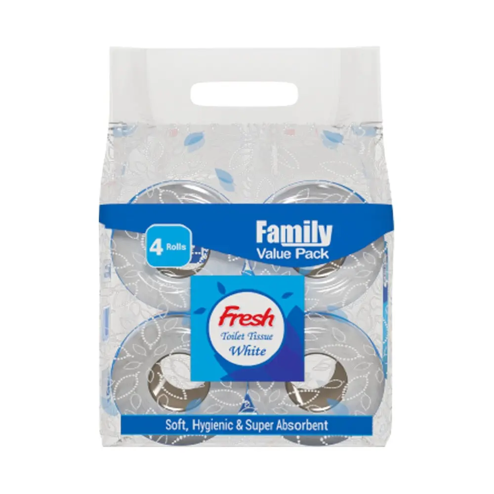 Fresh Toilet Tissue White (Family Value Pack)