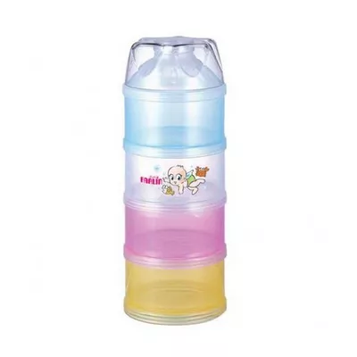 Farlin Milk Powder Container Mixed Color 4 layer 