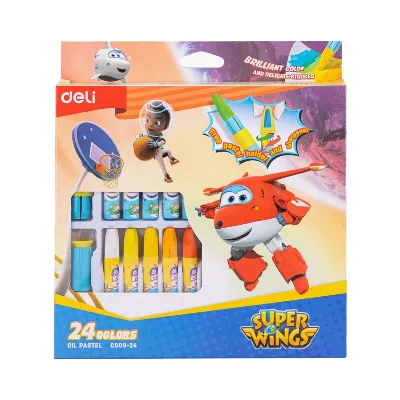 Deli Oil Pastel 24 Color 