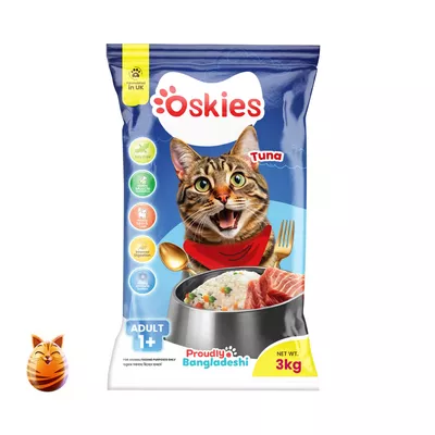 Oskies Adult Cat Food Tuna 