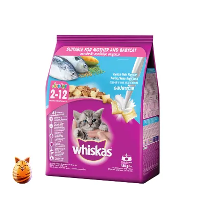 Whiskas Kitten Cat Food Junior Ocean Fish 