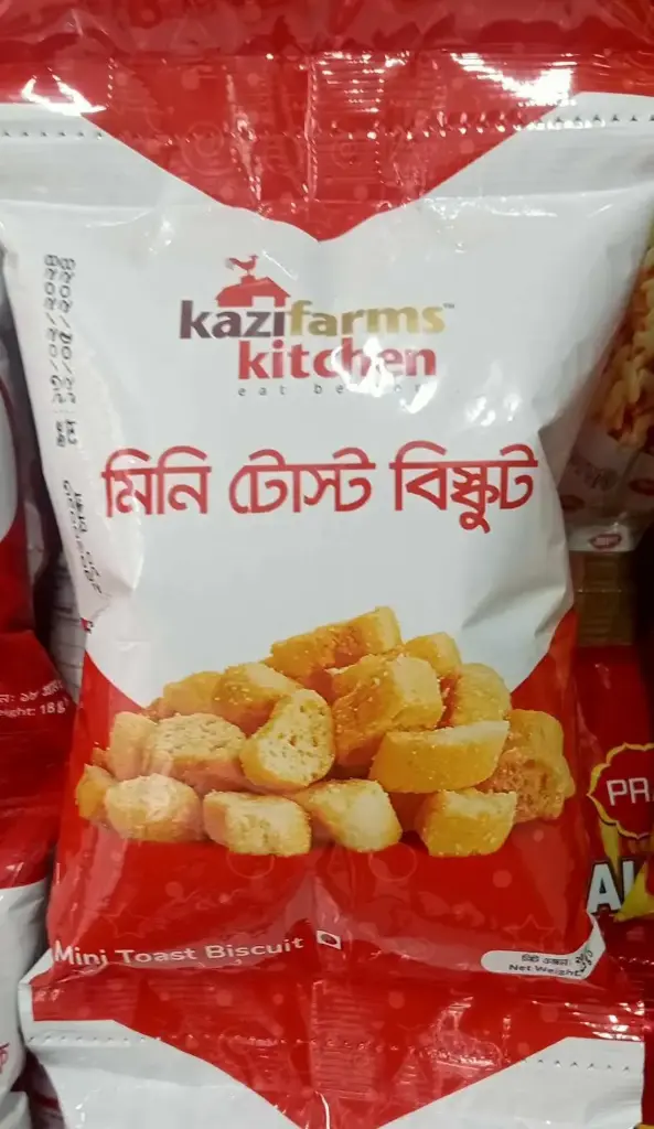Kazi Farms Kitchen - Mini Toast biscuit ( মিনি টোস্ট বিস্কুট ) (25g)
