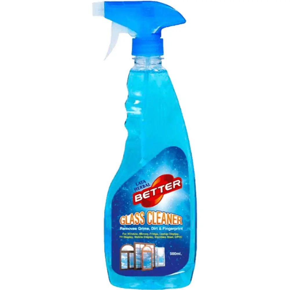 Lata Herbal - Glass Cleaner-Removes Grime, Dirt & Fingerprint (500ml)