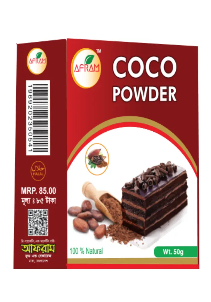 Afram Cocoa Powder - 50g Cocoa Powder 