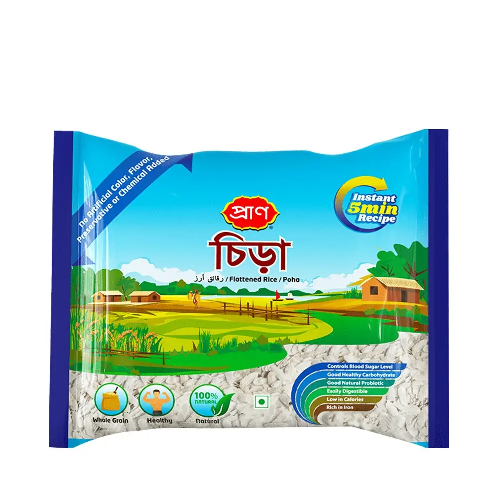 PRAN - Plattened Rice ( CHIRA ) ( চিড়া ) (250g)