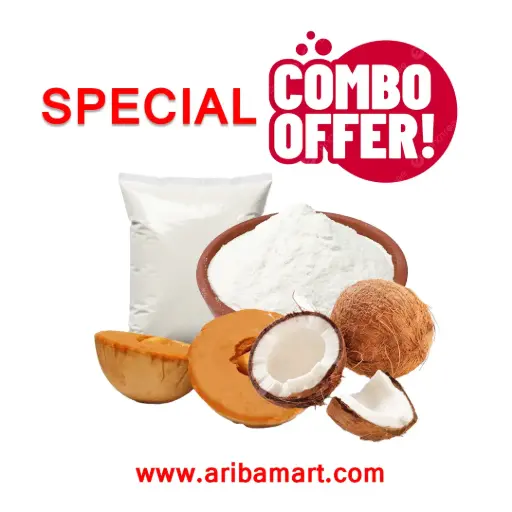 খেজুর গুড় (১ কেজি) + চালের গুঁড়া (২ কেজি) + দুধ (৫ লিটার) + নারিকেল (১ পিস)- COMBO PACK