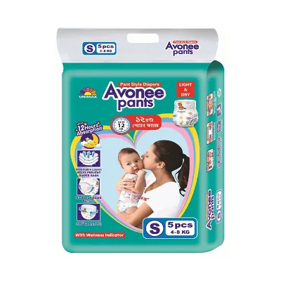 Avonee Baby Diaper Pants S (4-8 kg) 