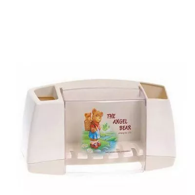 Angel Bear Toothbrush Holder (Cream) 