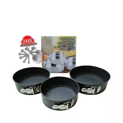 Round Shape Cake Mould (Free Measuring Set) 