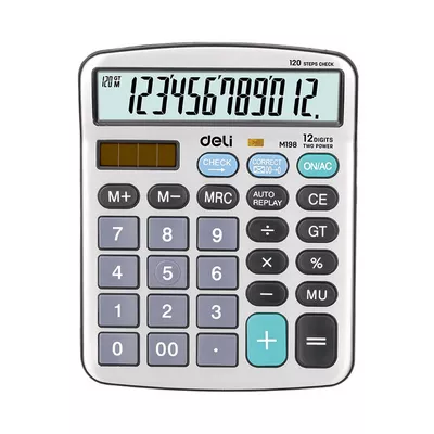 Deli (M198) Basic Calculator 12 Digit 