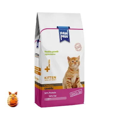 Paw Paw Kitten Dry Cat Food Chicken 