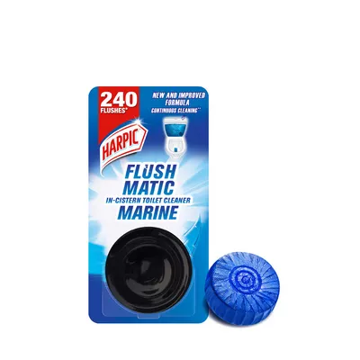 Harpic Flushmatic Marine In-Cistern Toilet Cleaner Blocks 50 gm 