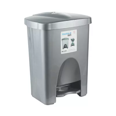 RFL Double Paddle Bin 20 ltr (Silver) 