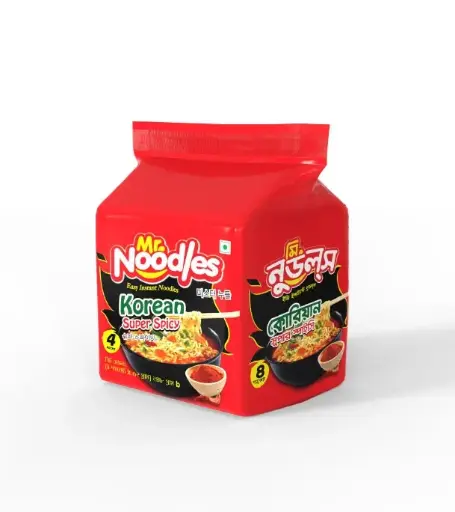 MR. Noodles -Easy Instant Noodles (Korean Super Spicey) (4 pack*62g) = 248g